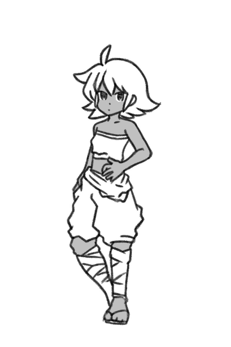 #猫背の黒マント 
ドクターキリコを数百倍カッコ悪くして、メンタル弱くして、人情深くした感じキャラと、小生意気だけどメンタル強い少女のバディモノが描きたかったのだ。
あと、魔術＝危険な代償を支払う禁忌の技術、みたいな要素の再定義。