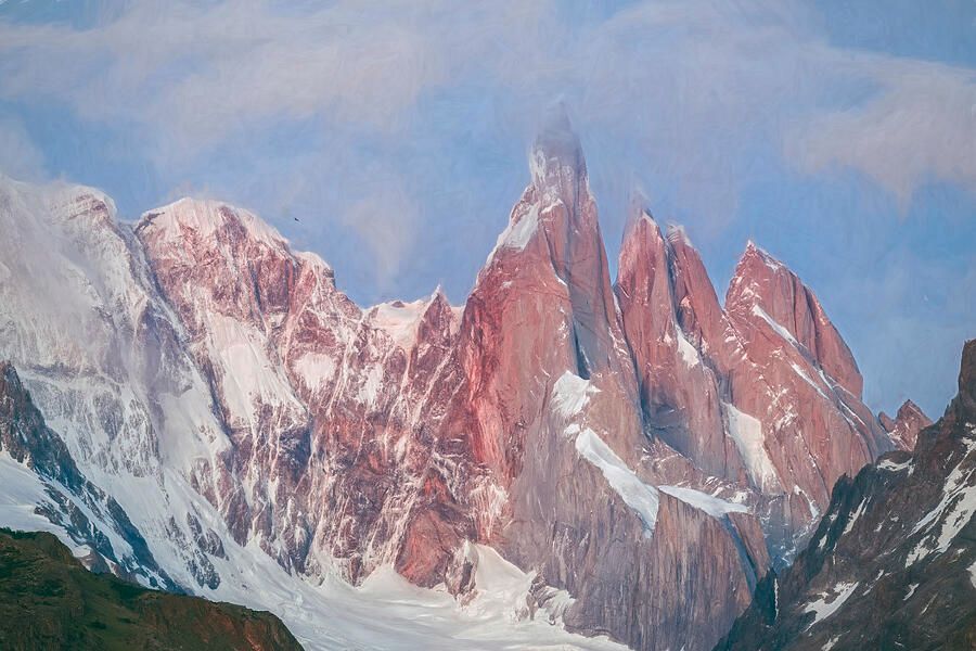 joancarroll's tweet image. Patagonian Mountain Peaks Artistic! buff.ly/3yvbLZb #patagonia #andes #mountains #mountainpeaks #peaks #artistic #painterly #artforsale #giftideas @joancarroll