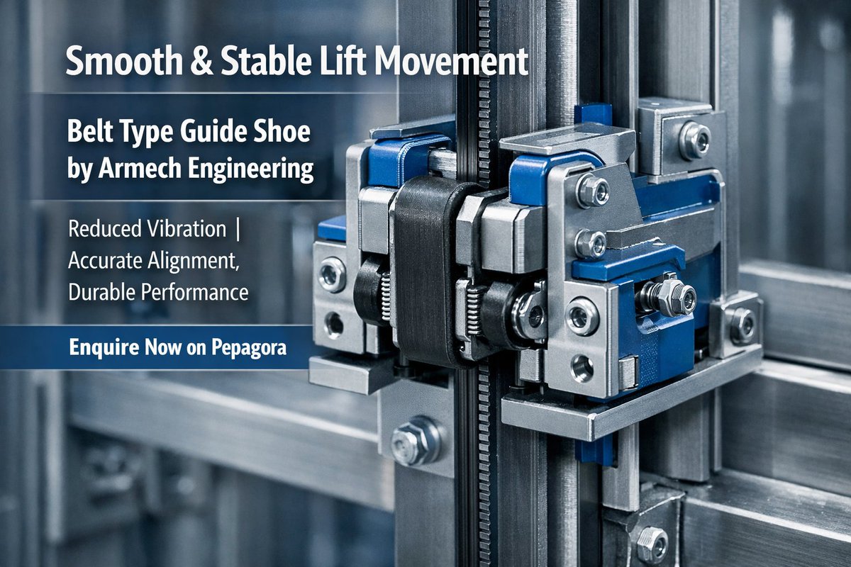 KrittikaCh78082's tweet image. Smooth lift movement starts here.

Choose Armech Engineering’s Belt Type Guide Shoe for better stability and less wear.

Buy now on Pepagora : pepagora.com/p/industrial-l…

#IndustrialLifts #LiftParts #EngineeringSolutions #ManufacturingBusiness #Pepagora  #IndustrialUpgrade