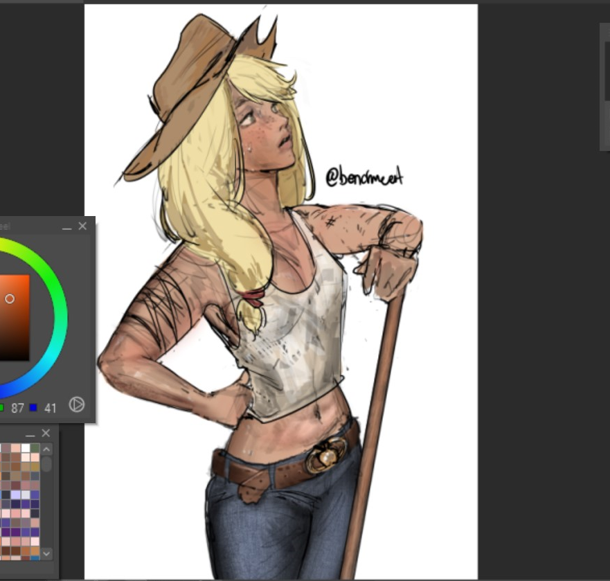 grubirl's tweet photo. gave her a hat and sum color https://t.co/iIA3lxSLBx
