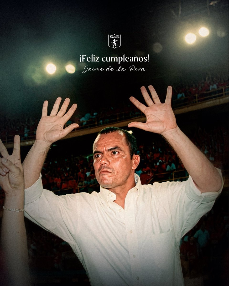 #CumpleañosEscarlata 🎈 Felicitamos en su día a Jaime De La Pava, director técnico que se consagró tricampeón de Liga y levantó la Copa Merconorte de 1999. ¡Bendiciones, profe! 🏆