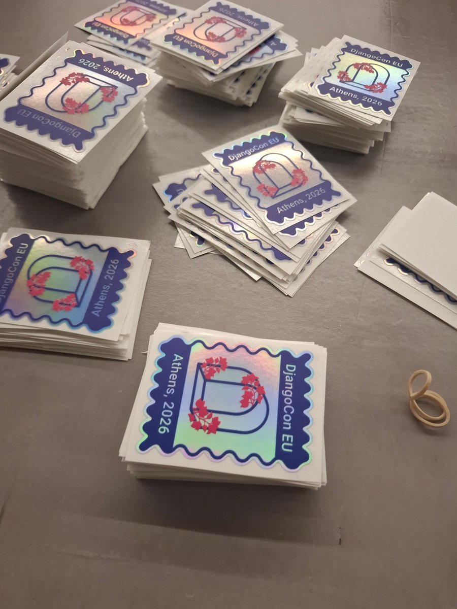 DjangoConEurope's tweet photo. Pre-game preparations are on fire!β€οΈβπ₯π¬π·
Can't wait to see you all tomorrow for the first day of DjangoCon Europe 2026! Reminder: registration opens at 9 AM.
πVenue details: https://t.co/DR4u7ntHDi
#djangocon #djangoconeu2026 https://t.co/p7Nj0mudAV