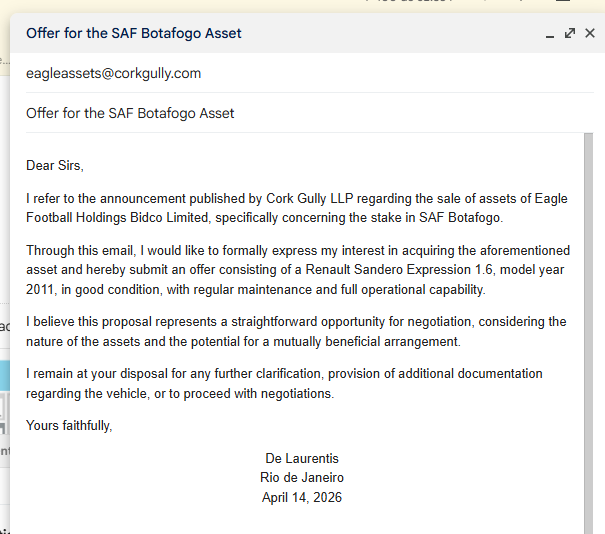 De Laurentis tweet media