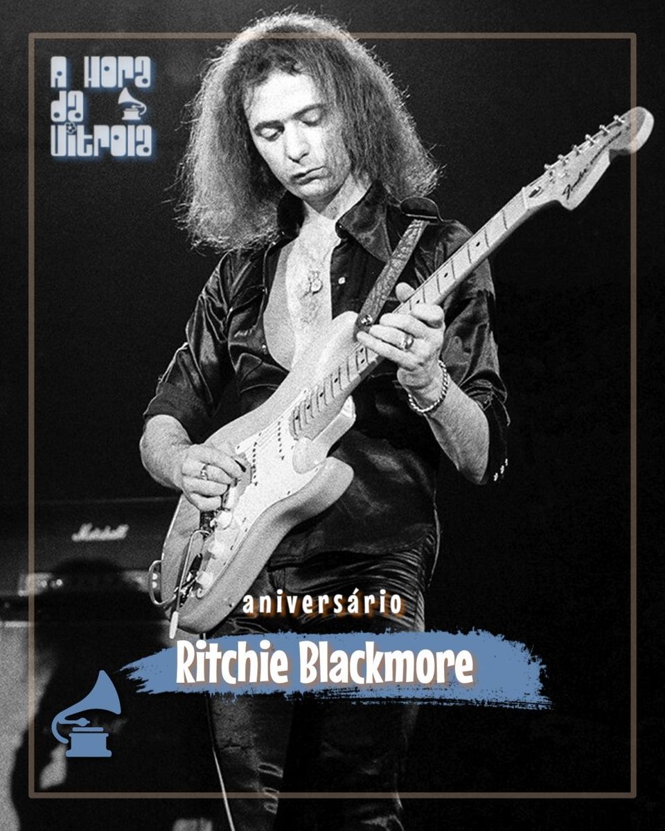 Hoje tem festa para o guitarrista Ritchie Blackmore, que completa 81 anos!

Em 1968 ele formou o aclamado Deep Purple, e em 1975 formou outro grande grupo, o Rainbow! Ritchie Blackmore é considerado um dos melhores guitarristas de rock de todos os tempos!