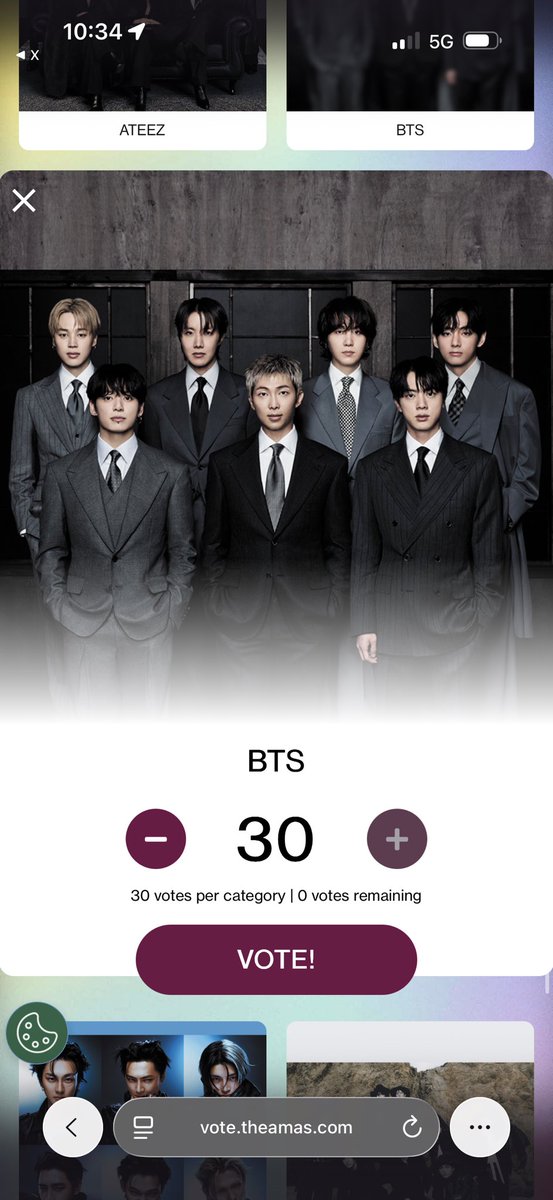 iamsingularitae's tweet photo. @_sdl93 @vantaejen7 VOTE FOR BTS AT #AMAs https://t.co/dnYSzRxNSM