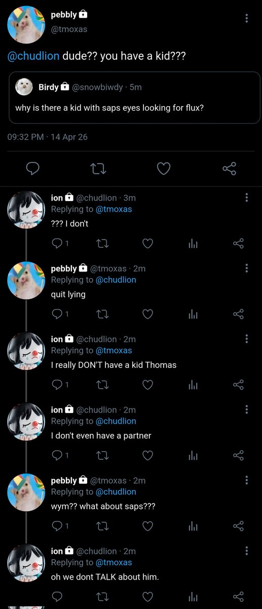 hint_mee's tweet image. #fluxarata a kid shows up at micro's and snowbird dorm asking for his parents??? (Crossover)