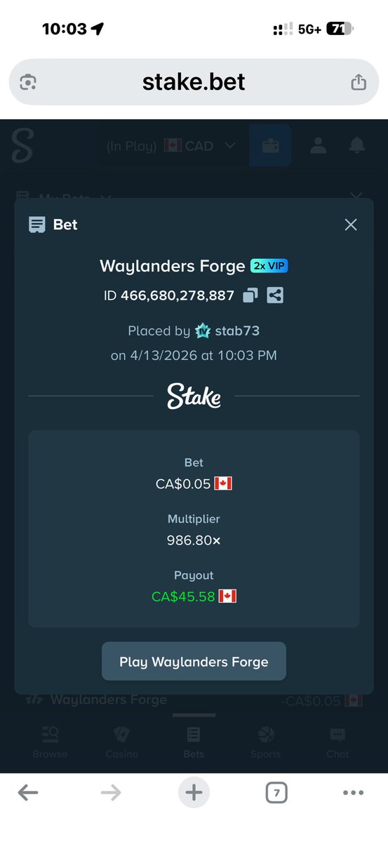 stab73's tweet photo. @ValkyrieXStudio no max win yet BUT I did finally hit that six scatter bonus !!! 

Max win soon 🙏🤞 

Love love love this game ! https://t.co/AjfShthoqK