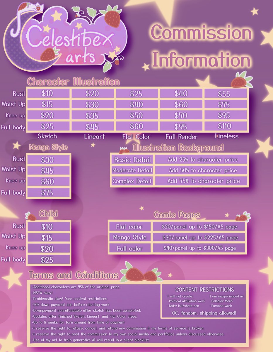 ‼️EMERGENCY COMMISSIONS ‼️

We had some unexpected dental bills come up for my son!!! I am hoping to help cover the cost of the work he needs done and make sure we can keep our other bills paid for the month!! 

I am updating my vgen! DM’s are okay too!!

#commissionsopen