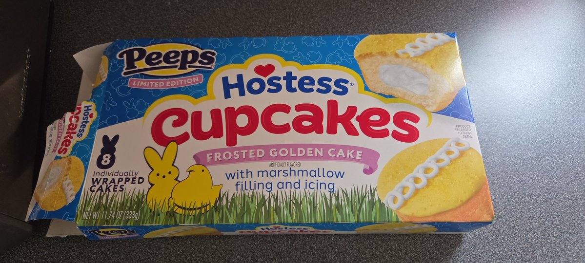 TheSprinklesCat's tweet image. Meowmy never gives me sweets but she let me try a Peeps Easter cupcake! I only got a couple of licks of the middle! So good! Marshmallowly good creme! We ❤️ our Peeps! Hope mew have a purrfect #TongueOutTuesday! #cowcat #CatsOfTwitterX #AdoptDontShop #StaySafeFurrends