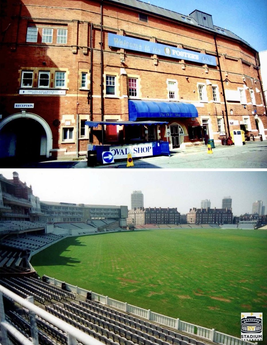 StadiumVagabond's tweet photo. ποΈ The Oval, London, England π¬π§
πΈ Circa 1996
π Home of Surrey County Cricket Club
ποΈ Opened: 1845
πͺ Capacity: 27,500
#TheOval #SurreyCCC #CricketGrounds #LondonCricket #Groundhopping https://t.co/H29hD6NsVK