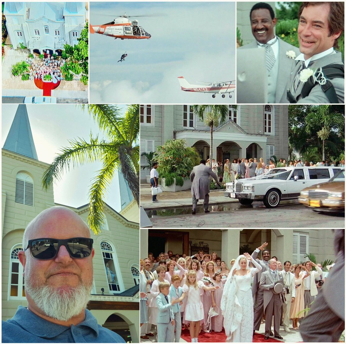 Really007pod's tweet photo. Glenn visited the church where Bond &amp; Felix parachute down to for the wedding! 💒

Check out our #LicenceToKill location video from Florida… 🇺🇸

🎞️  https://t.co/Zb4XYKmKub https://t.co/QdBy06LO5G