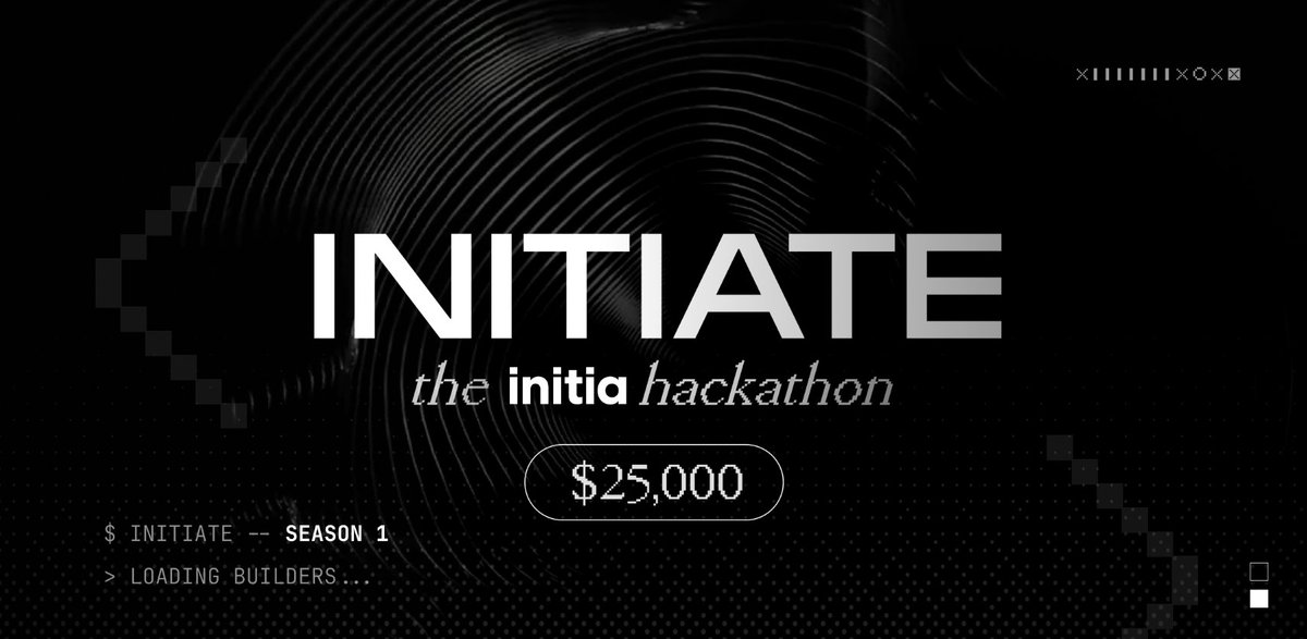 ajay_2512x's tweet image. 🚀 Two massive hackathons. What are you building next?

🔥INITIATE: Initia Hackathon (Season 1)

- Build real apps. Earn real revenue.
- 100ms blocks + instant bridging
- Keep your transaction fees
- Focus on product, not infra
- $25K rewards + mentorship + founder opportunities