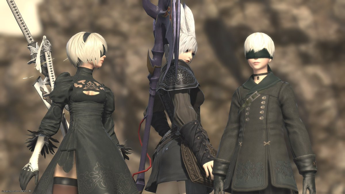 m_bfa927's tweet photo. 一年半ぶりのFF14、髪色変えてやっと暁月進めたりニーアクエにチャレンジしたりと https://t.co/Q87Vx6tftB