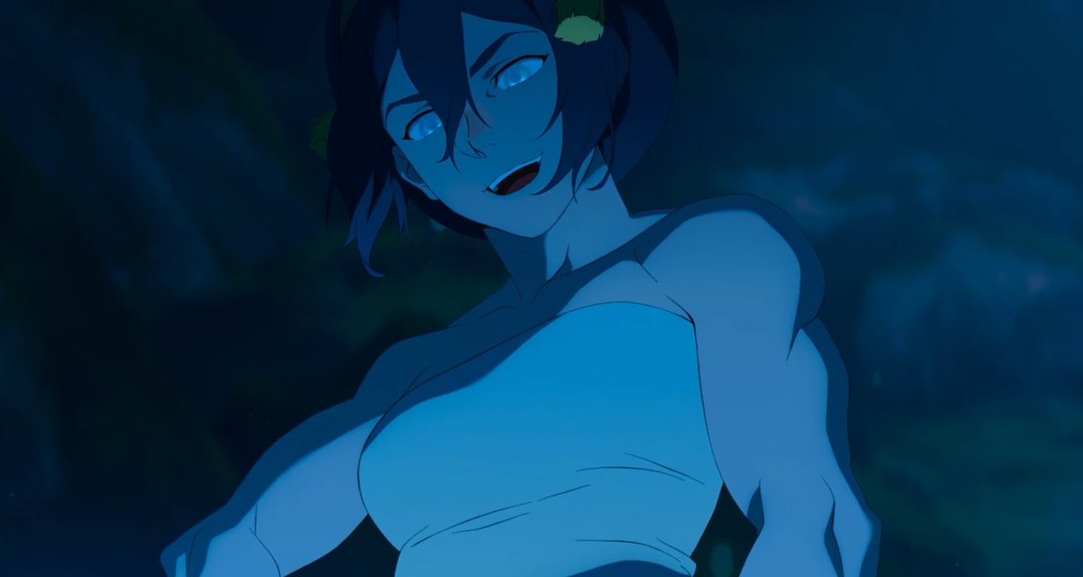Es un edit, así se ve Toph realmente. Y no me malentiendan, sigue siendo  tremendo glow up visualmente.