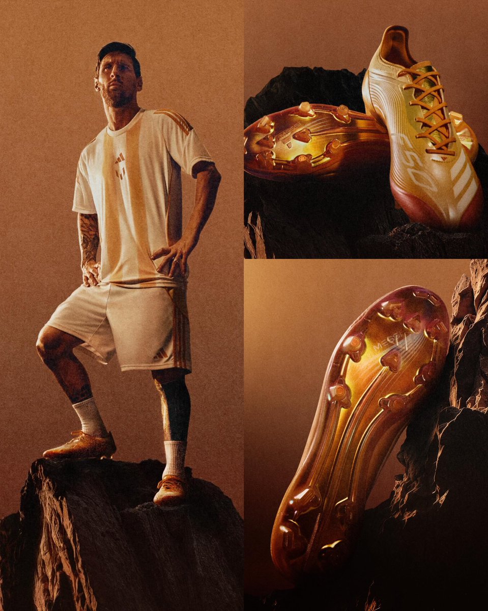 ‘Golden Hour’, los nuevos botines de Messi.

Dorados, como en 2022. 😮‍💨🇦🇷