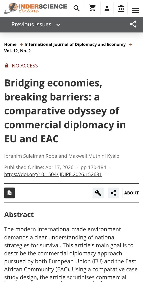 Amb. Dr Suleiman Roba, PhD tweet media