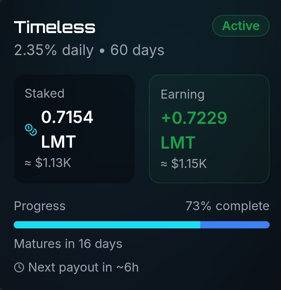 HansenFruze's tweet photo. @pandaa The Limitless ecosystem turned my idle crypto into a steady income stream. 

Staking has never been this rewarding. 

Your future self will thank you. 

Live the life you deserve: https://t.co/yjKYCJRJVA https://t.co/SYk7JyWOgx