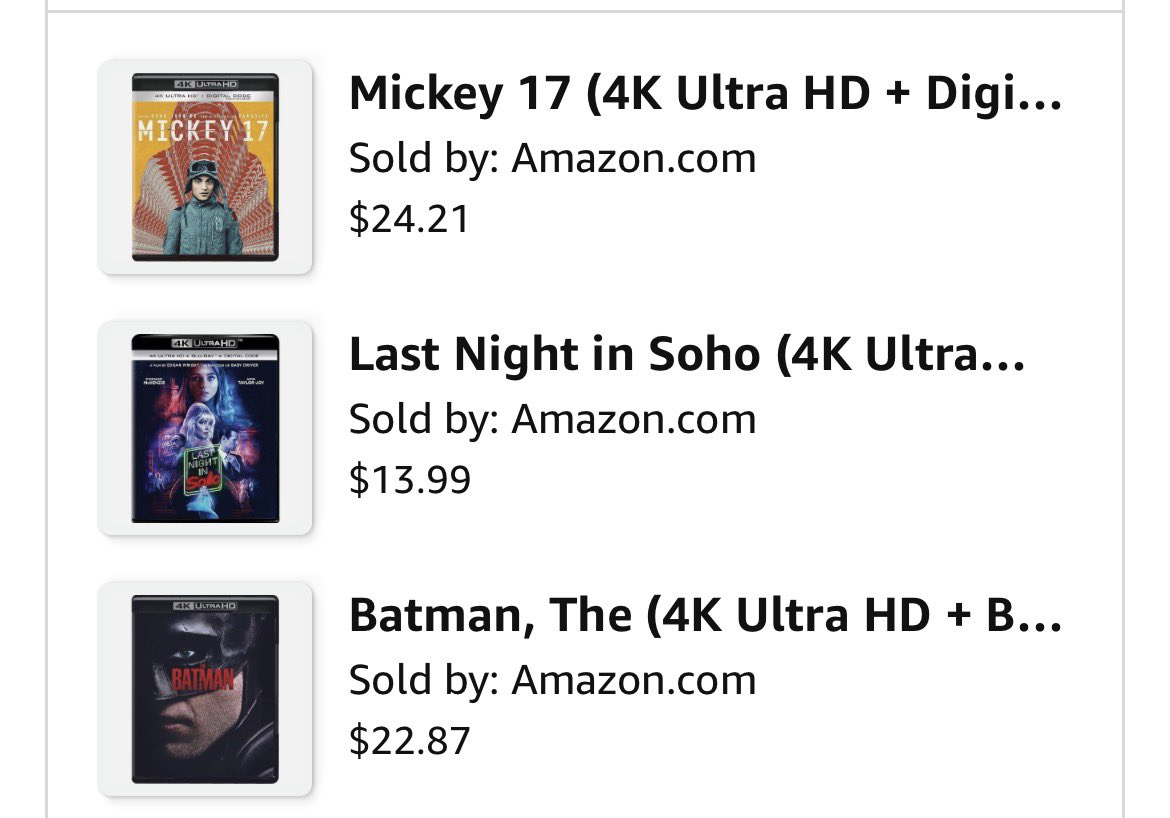 twdify's tweet image. just bought some movies #Joyous