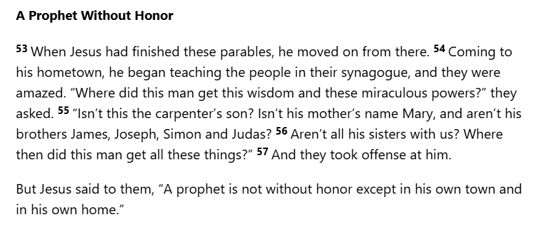 <a href="/upstatefederlst/">Upstate Federalist</a> Jesus referred to himself as a prophet.