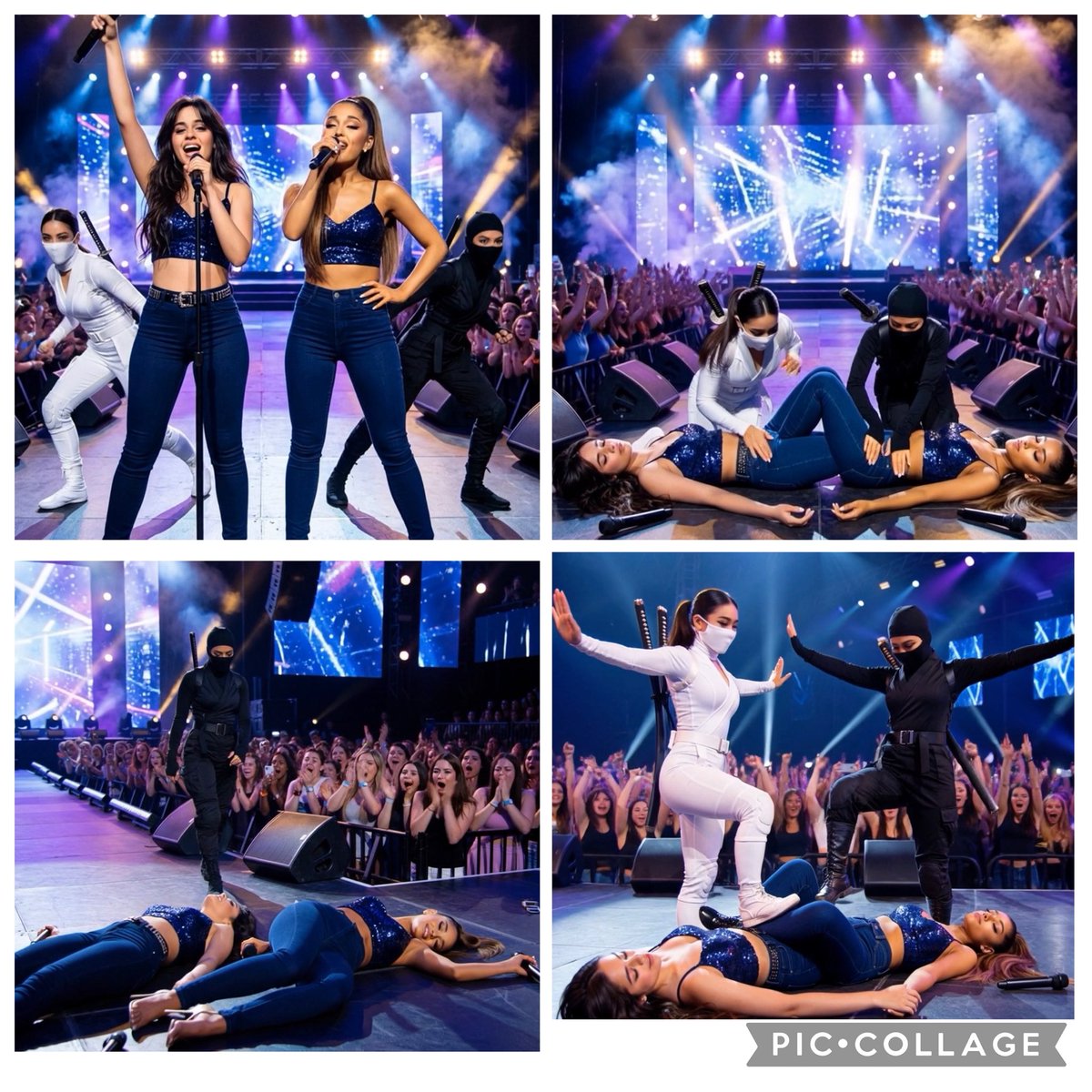 She’s knocked OUT! tweet media