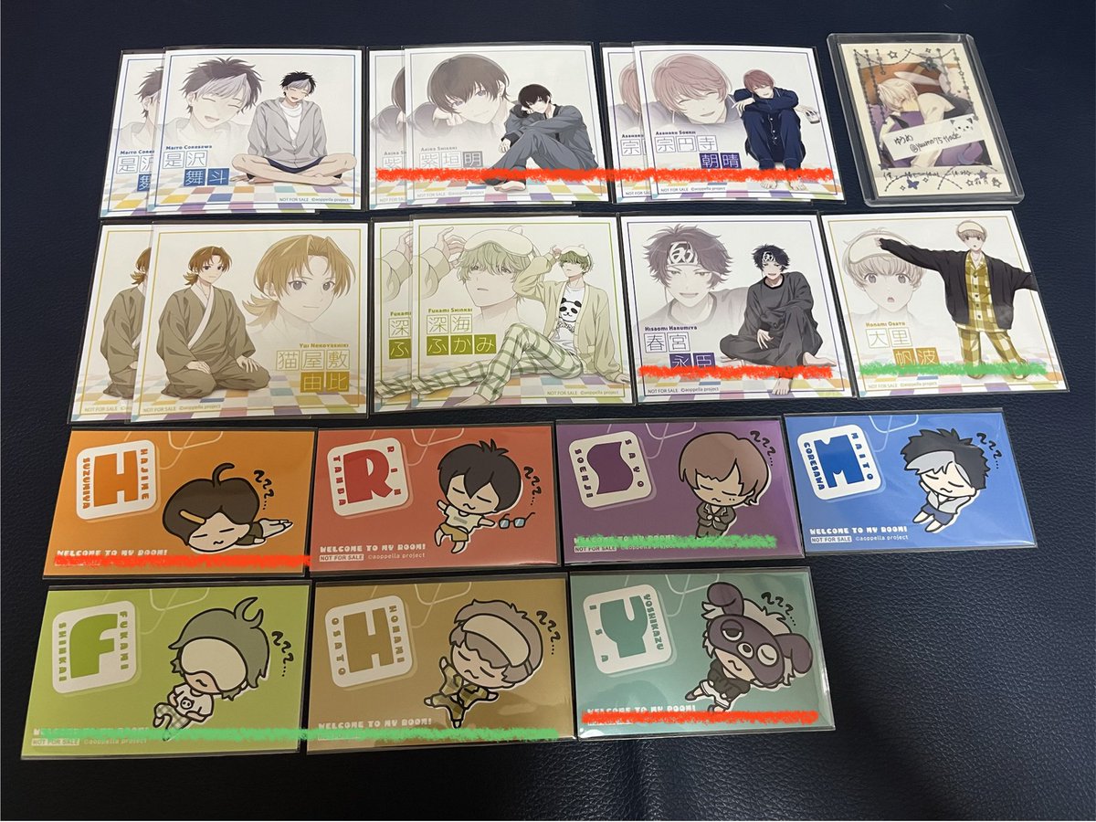 yuume75trade's tweet photo. 交換 アオペラ アオペラカフェ ミニカード ステッカー ハート型カード ファショカ メタカ ポスカ

譲 画像1〜5

求
異種 光緒 侃>道貴(優先絵柄は画像6)
===
同種
道貴→コースター3 ステッカー1 ましかくフォト1 参加賞 大阪1
侃 コースター1
リルハピ ポスカ1

↓ https://t.co/OfUCwdrCBk