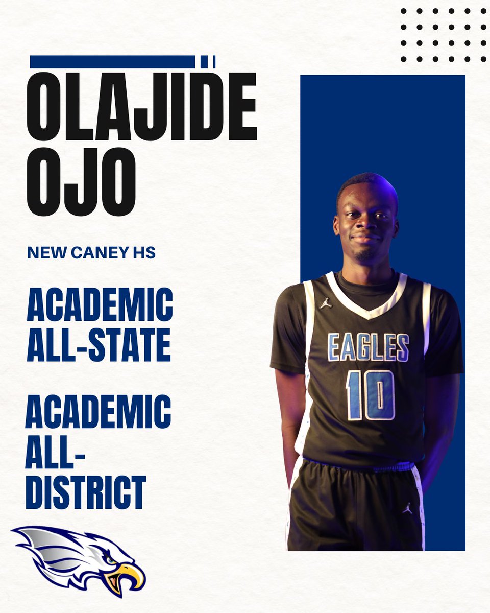 newcaneyhoops's tweet photo. Congratulations to Olajide Ojo! Academic All-State!!! https://t.co/P5EHZVpy61