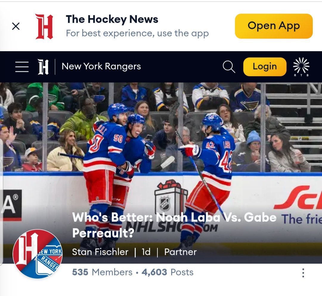NYR Louie ™️ tweet media