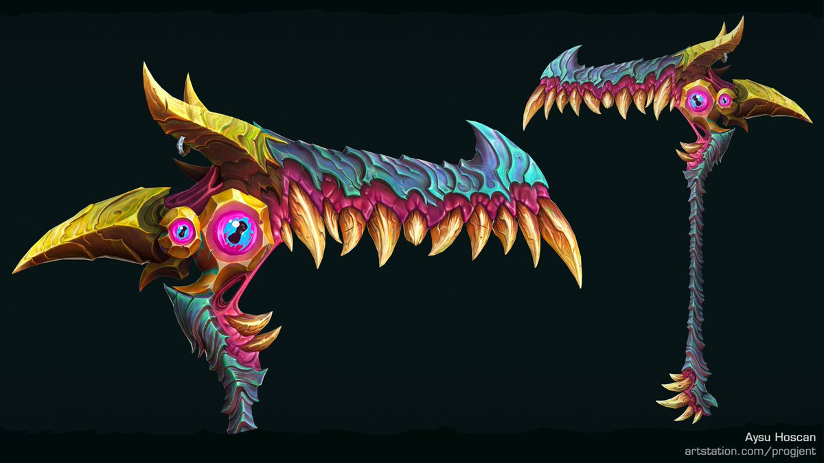progjent's tweet image. Hi! I'm Aysu, a 3D artist working mostly on stylized, hand painted pieces. I focus on props, weapons, and environment work, with a strong interest in sculpting and texturing.🫶

🎨Portfolio: artstation.com/progjent

#PortfolioDay #3DArtist #GameArt #StylizedArt #HandPainted