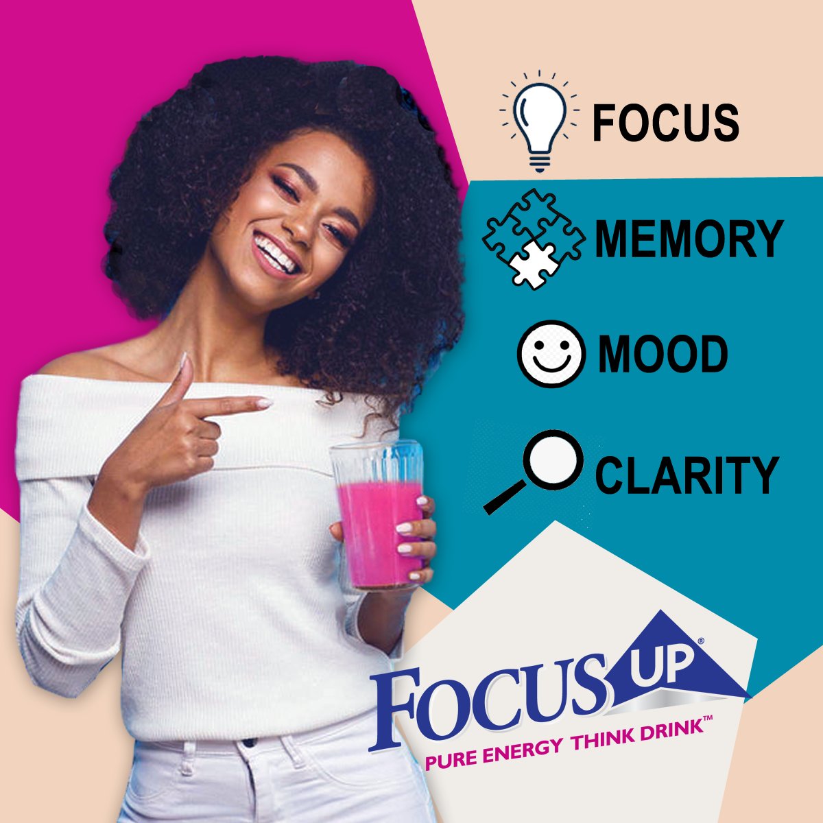 XoomaCorporate's tweet image. ⚡For #healthy energy, improved #focus, #concentration, #memory, #mood and mental performance - there's FocusUP™ 💦