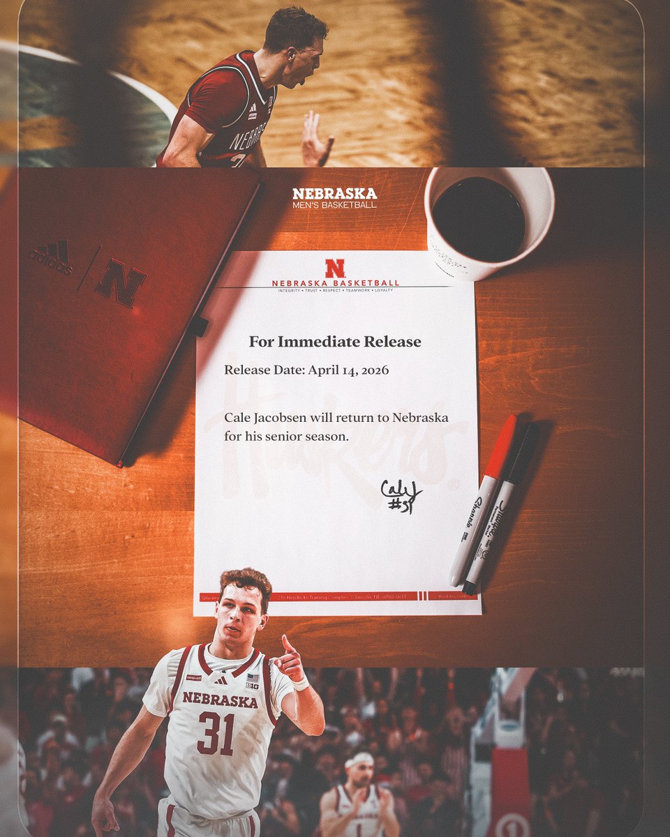 Nebraska Men's Basketball tweet media