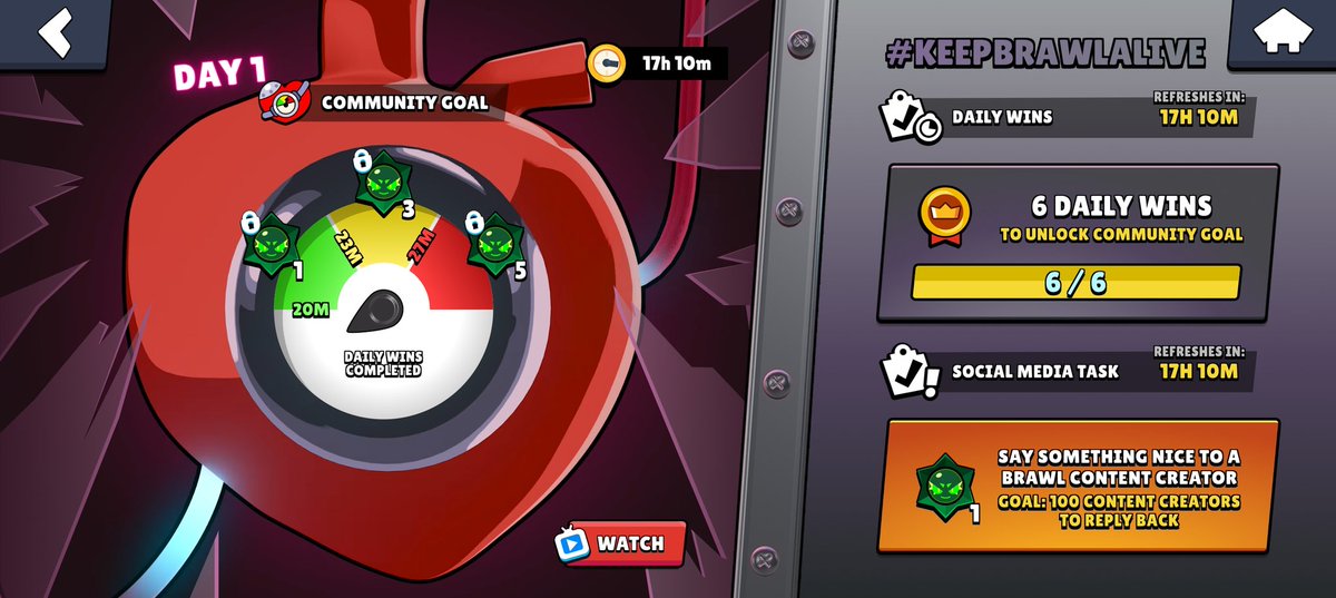 TOXICCROG's tweet photo. @BrawlStars Did my part and hope others will too let's complete this together ❤️ #KeepBrawlAlive https://t.co/CUnlUH9sKX
