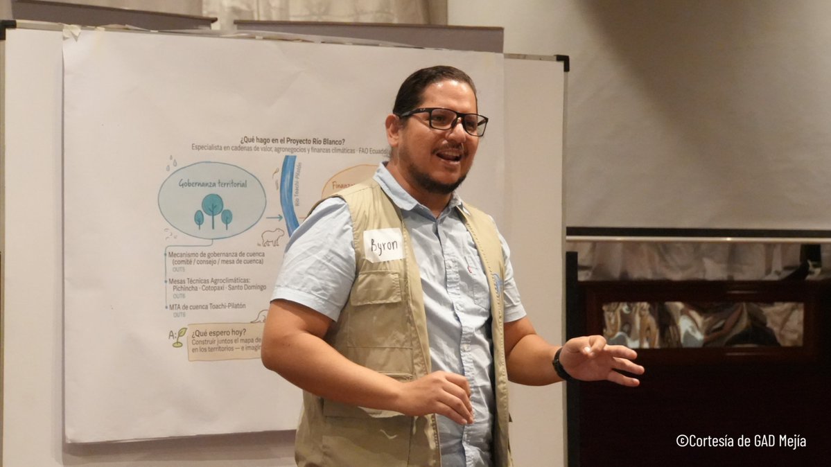 FAOEcuador's tweet photo. Se realizó un intercambio técnico para la adaptación al cambio climático y gestión integral en el marco del proyecto "Aumento de capacidad de adaptación de comunidades locales, ecosistemas y sistemas hidroeléctricos en la cuenca alta del río Blanco Toachi-Pilatón". 🧵 https://t.co/5cPFPvPrzW