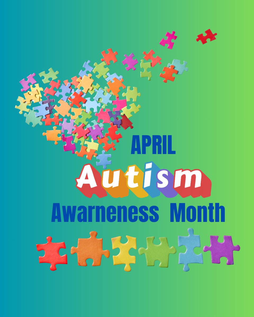 April is Autism Awareness Month📷
Let's celebrate differences, promote understanding, and support inclusion for individuals on the autism spectrum.
Every piece matters, and together we create a more compassionate world. #autismawareness celebratedifferences#inclusionmatters