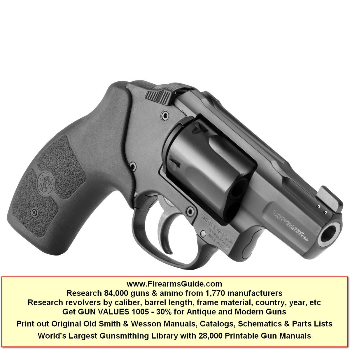 FirearmsGuide's tweet image. Smith &amp;amp; Wesson Just Releases Bodyguard Revolver

firearmsguide.com/index.php?opti…
#revolver #WheelGun #SmithAndWesson