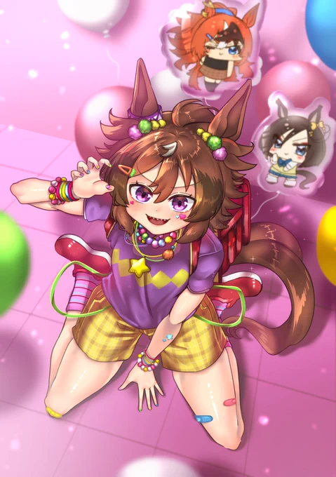- ̗̀ 𝙷𝙰𝙿𝙿𝚈 𝙱𝙸𝚁𝚃𝙷𝙳𝙰𝚈 ̖́- #シンコウウインディ生誕祭2026 フェブラリーSの時のシノラー親分 ウインディちゃん大好きだー!