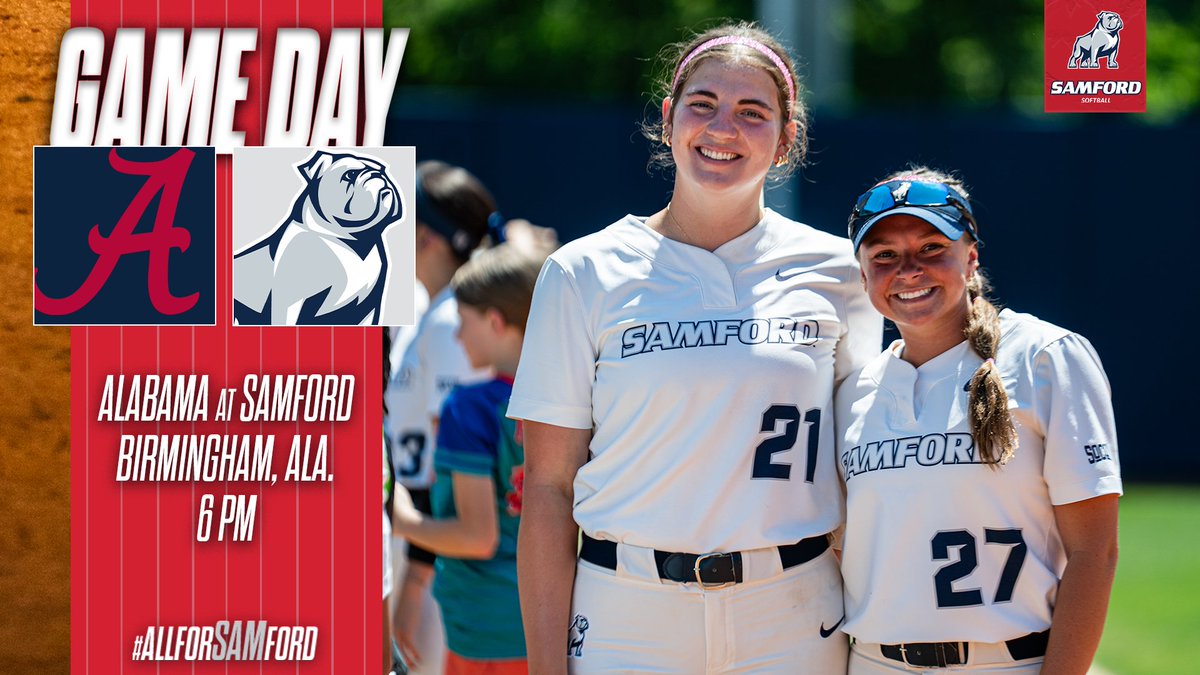 SamfordSB's tweet image. Big home game tonight as the Crimson Tide come to town 🐶🥎

#AllForSAMford