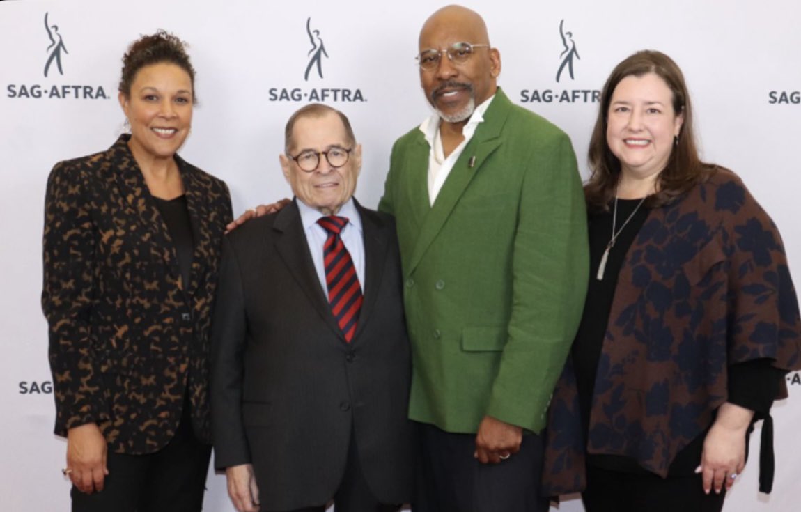 SAGAFTRANY's tweet image. #SagAftra hosted #RocktheCity last night, bringing together NY labor leaders, public officials and entertainment &amp;amp; media professionals to celebrate the industry and legislative achievements over the past year. Thanks to @Deadline for partnering with us!