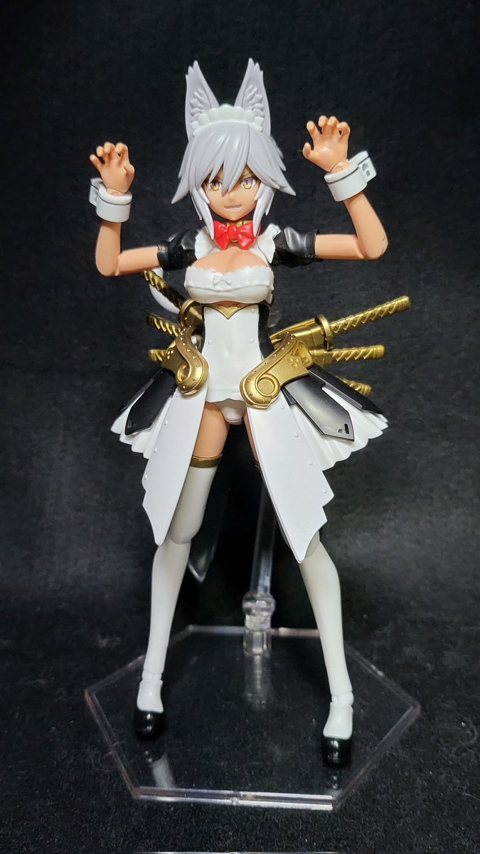 n89blcat's tweet photo. GuiltyPrincess 罪姫 メイドロイド•クオン
褐色ケモミミアサシン姉御メイド!
属性多い🤣
でも大好きな属性😁でめっさすこ❤
このシリーズ、可動あんまりだけど作りやすくて可愛いのでめっさオススメ👍
美プラ初心者さんにも是非ですわぁ😆
#罪姫
#GuiltyPrincess
#美プラメイドさん倶楽部 https://t.co/Lt6CTTPfJU