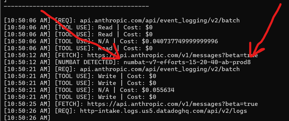 JasonthomasR's tweet photo. I found the "smoking gun" watching the encrypted network traffic.  
It is a parameter that routes traffic to effort tiers. 
Mine is numbat-v7-efforts-15-20-40-ab-prod8

If anyone wants this monkeypatch FOLLOW me and comment patch, I can send it to you, and you can watch the traffic and see what effort level you have.