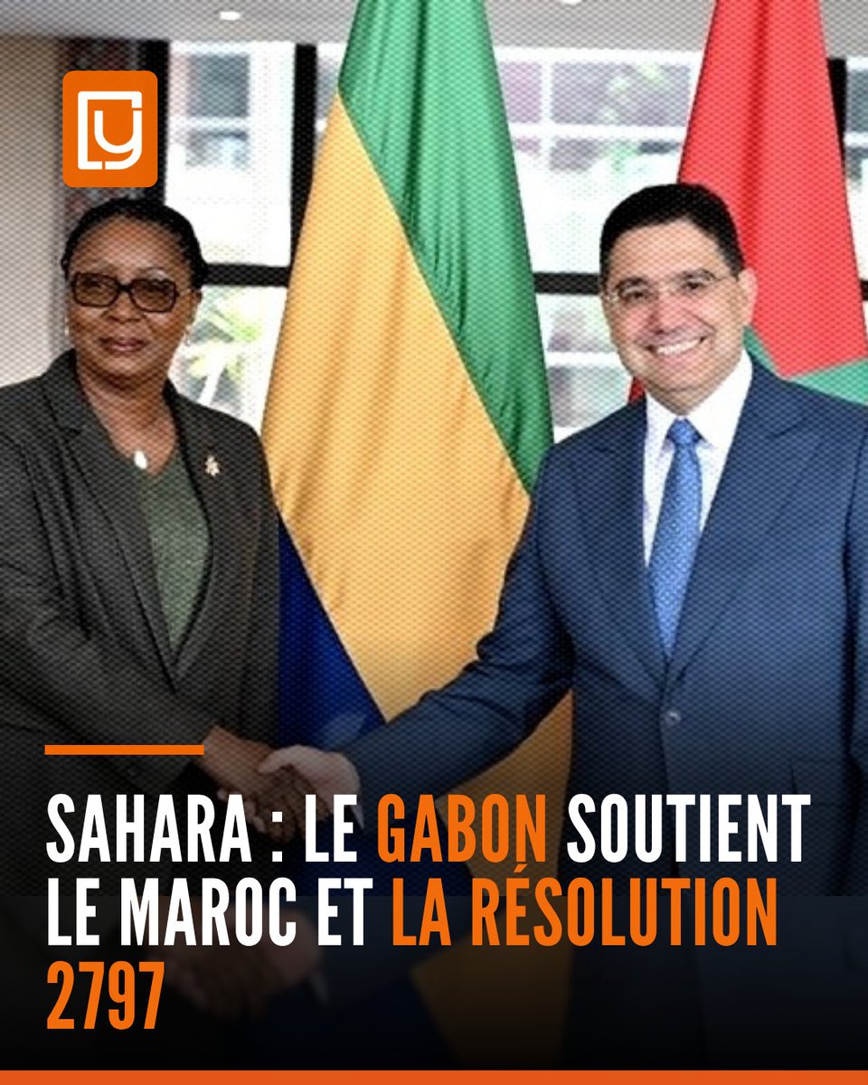 yabiladi_fr's tweet image. 🇬🇦🤝🇲🇦 Le Gabon a réitéré, ce mardi à Rabat, son soutien à la marocanité du Sahara, en saluant l’adoption de la résolution 2797 du Conseil de sécurité des Nations unies.
🔗: yabiladi.com/articles/detai…

#Gabon #Maroc #Sahara #ONU