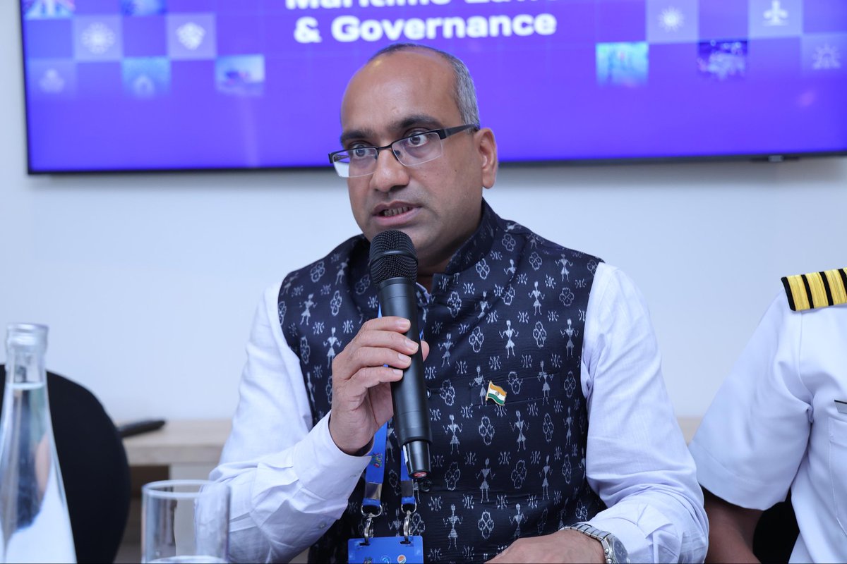Deeply honoured to chair the panel on 'Maritime Laws &amp; Governance', at the Indian Ocean Conference 2026, in Mauritius, organised by <a href="/indfoundation/">India Foundation</a> ,  <a href="/MEAIndia/">Randhir Jaiswal</a> &amp; Govt of Mauritius. 

Shared Bharat's "MAHASAGAR" Doctrine as the guiding principles of our maritime Governance, as