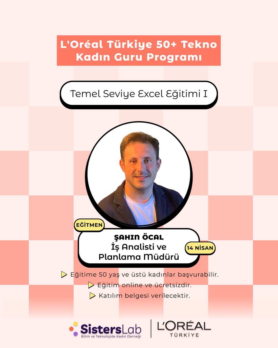 SistersLab - Bilim ve Teknolojide Kadın Derneği tweet media