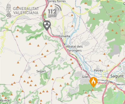 VOSTcvalenciana's tweet image. 🔥 Declarado #incendio #forestal en #Sagunto, próximo al término municipal de #Gilet. Medios de extinción movilizados. HT de seguimiento #IFSagunt 🚒