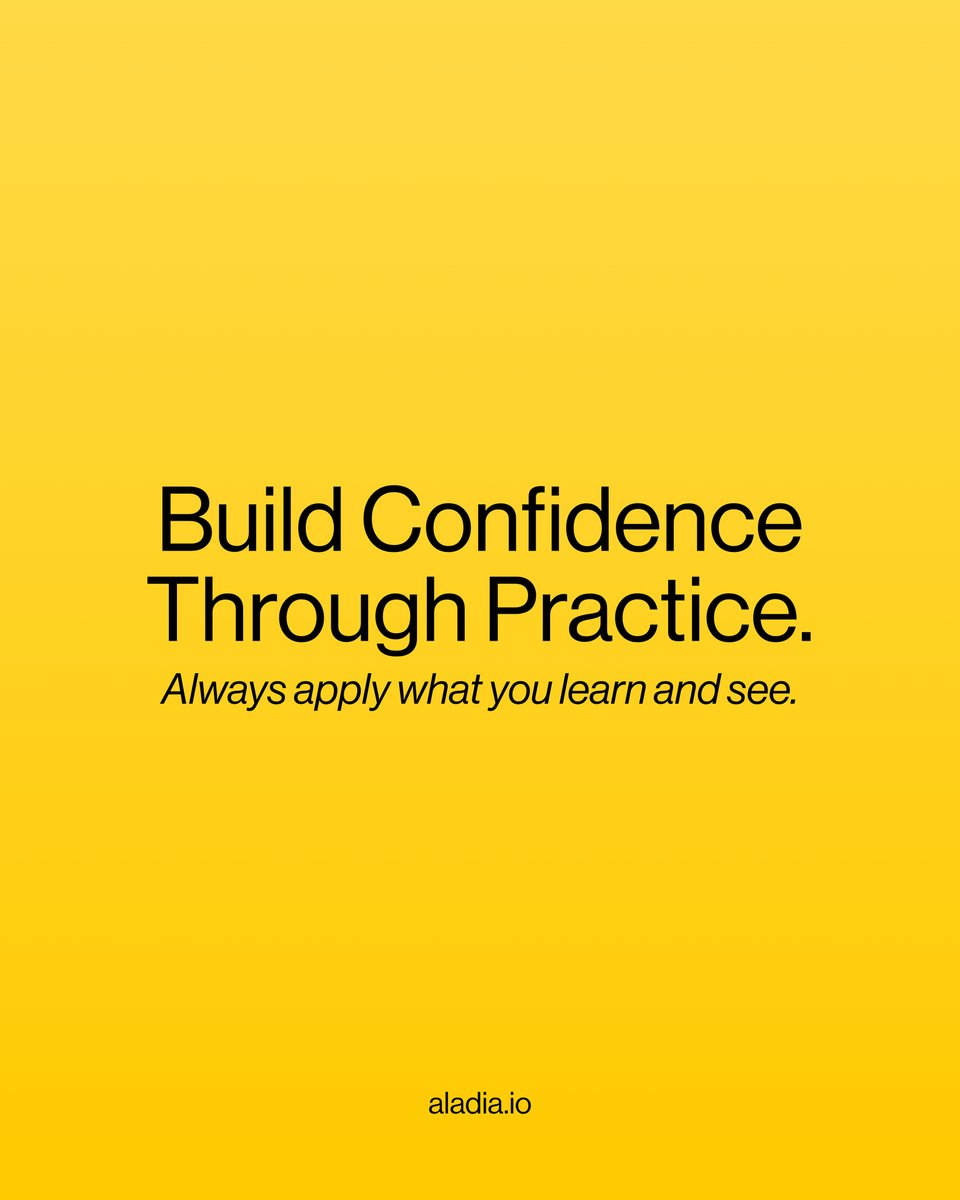Aladiacorp's tweet image. Knowledge fades. Applied skill stays.

Build confidence through practice 👇
aladia.io/join-today

#Learn #eLearning #upskill