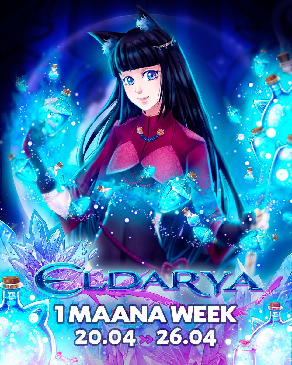 Eldarya_English's tweet photo. We already miss the 1 AP month on My Candy Love… But luckily for you, another promotion is coming soon! 💙

⏳ Dive into the world of Eldarya for 1 Maana per dialogue during the week of April 20 to 26! https://t.co/id1TCmUUgi