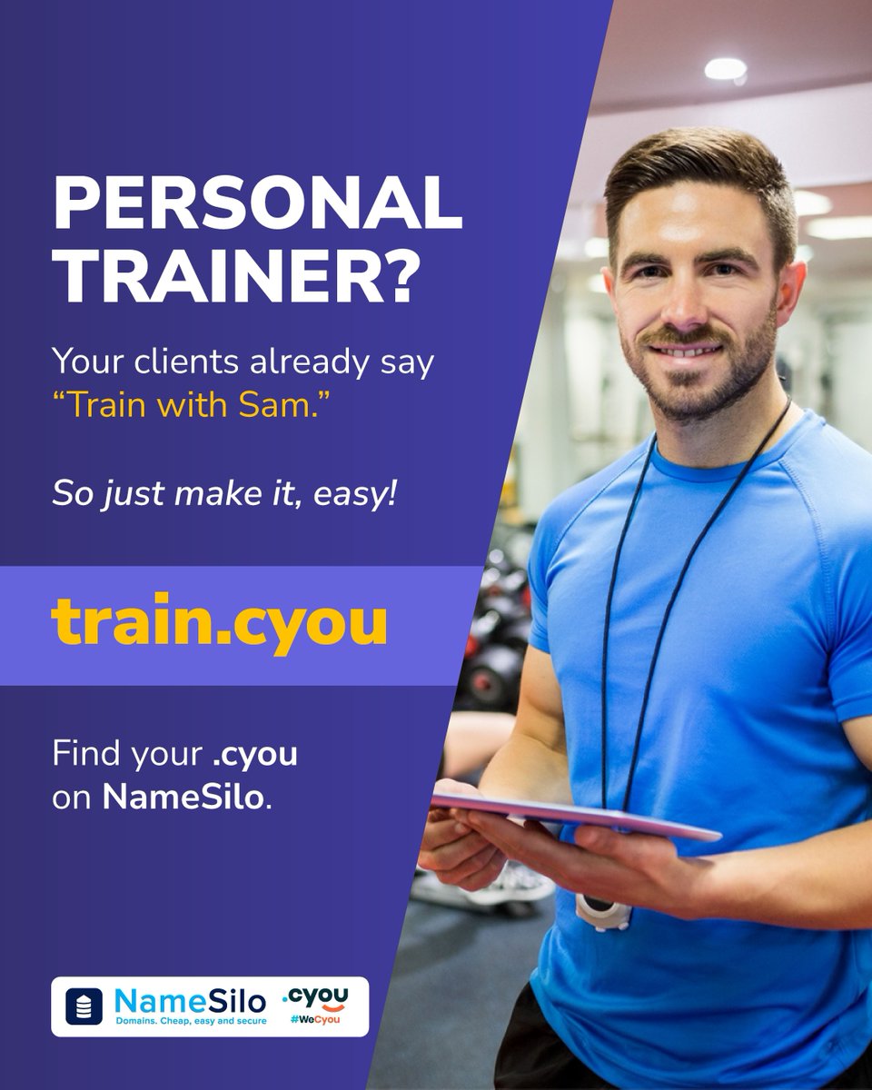 namesilo's tweet image. Your clients shouldn’t need a map and a compass to find your booking page. 📍

If you’re still using a messy URL, it’s time for an upgrade. Get a domain that actually sounds like you. 👉 buff.ly/WEW0UzY 

#PersonalTrainer #Branding #dotICU
@ShortDotDomains