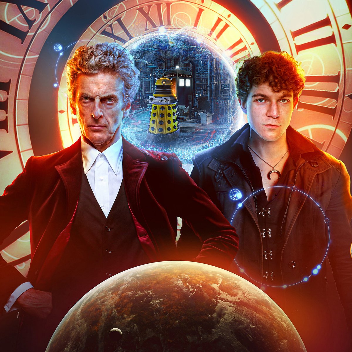 The Eternal Dalek lives! 🟨➕⚫⚫ Click bgfn.sh/eternallives to check out the story details and newly-released cover artworks for Doctor Who – The Twelfth Doctor Adventures: Run Fast, Be Kind. 

The series begins in July, 2026.