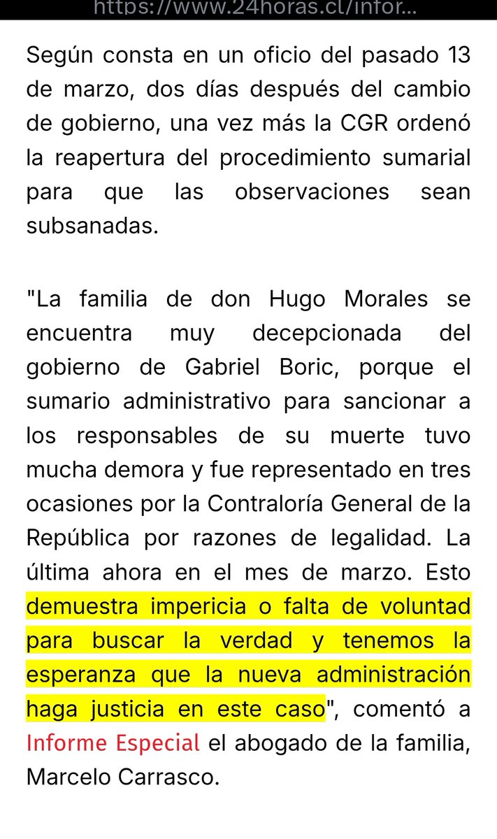 rectaprovincia's tweet photo. Tercer sumario presentado por el gobierno de Boric sobre la muerte de gasfiter de La Moneda Hugo Morales que es rechazado por Contraloría. Indagatorias incompletas,no ajustada a derecho y lo peor sanciones que no justificaron. O sea sancionaron a alguien/es y no te dicen por qué. Están ocultando algo.