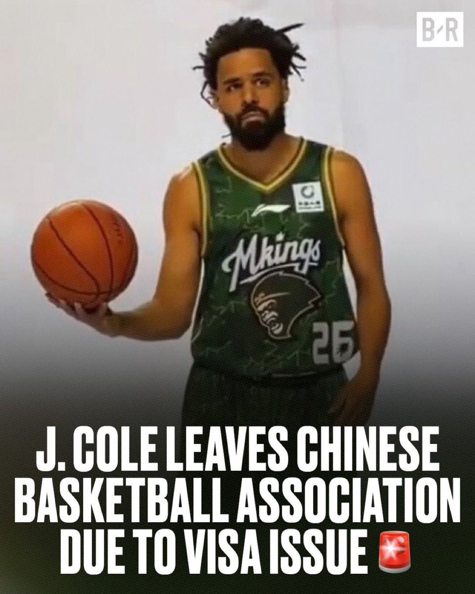 Talkin2Tony's tweet image. After playing just one game in the CBA, J.Cole's time with the Nanjing Monkey Kings has come to an end 😔

(via @JColeNC)