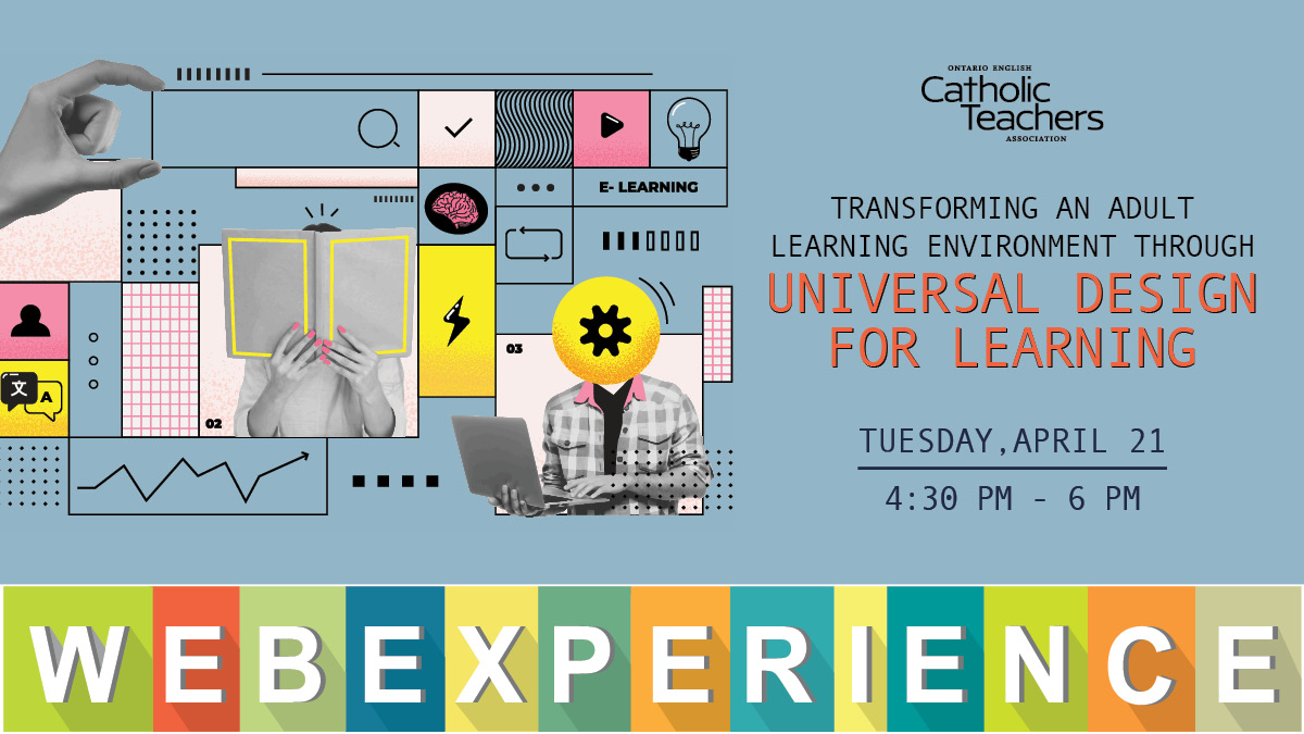 OECTAProv's tweet photo. This workshop in Universal Design for Learning for adult learners highlights the principles of UDL, exploring how they can be applied to meet the diverse needs of adult learners in the classroom &amp; beyond! 

#CatholicTeachers, register before it's too late!
https://t.co/lAWSNJHGQv https://t.co/01cqK0t7jD